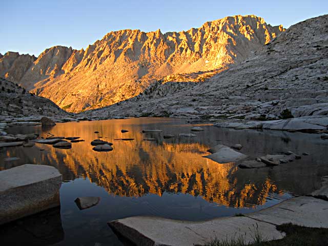 Evolution Basin sunset