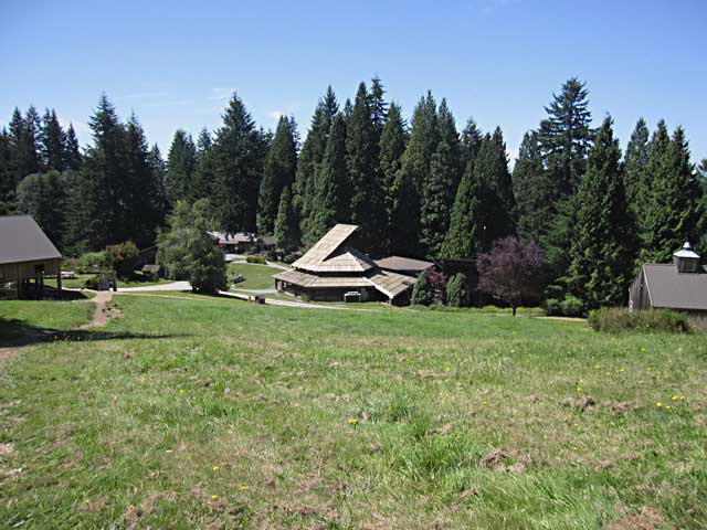 Pilchuck Glass School Campus View Sunny