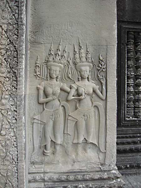 Female Divinities, Angkor Wat