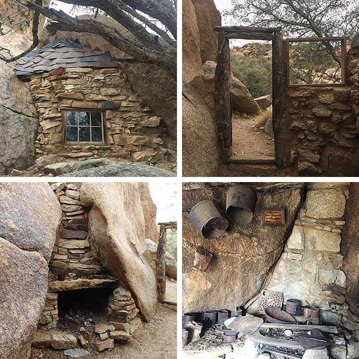 Eagle Cliff Mine, Miners Cabin in the Rocks