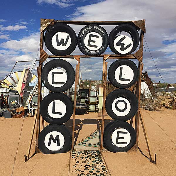 Noah Purifoy Outdoor Desert Art Museum of Assemblage Sculpture