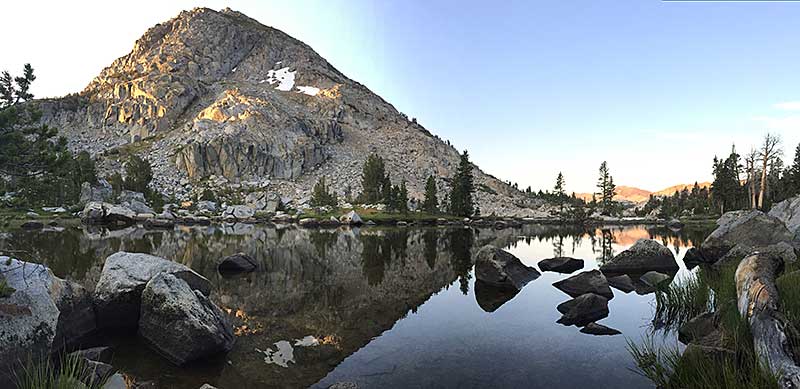 Sunrise at Dorothy Lake