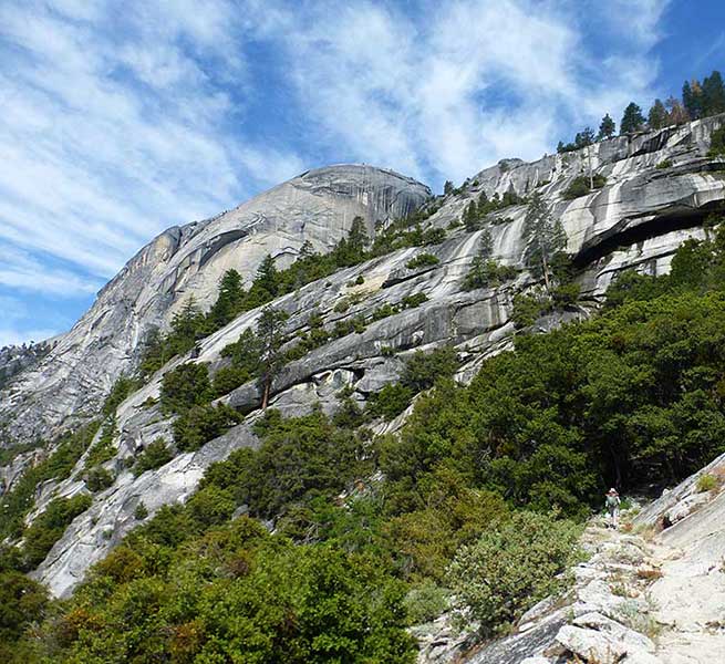 Backpacking up the Snow Creek Trail