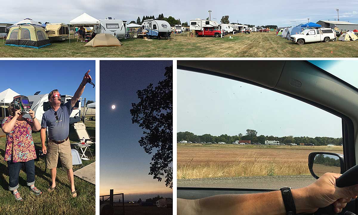 Total Solar Eclipse near Salem Oregon