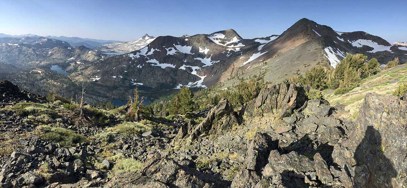 View from Dicks Pass