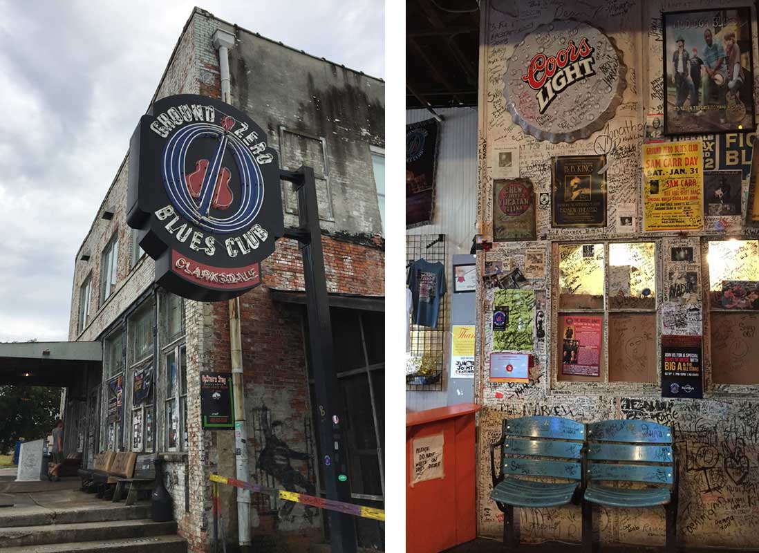 Ground Zero Blues Club in Clarksdale, MS
