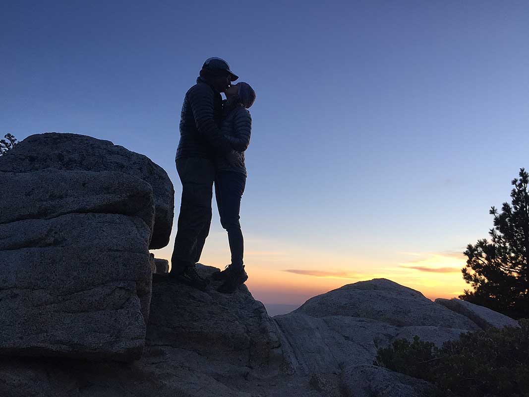 Sunset Kiss on Mt. San Jacinto