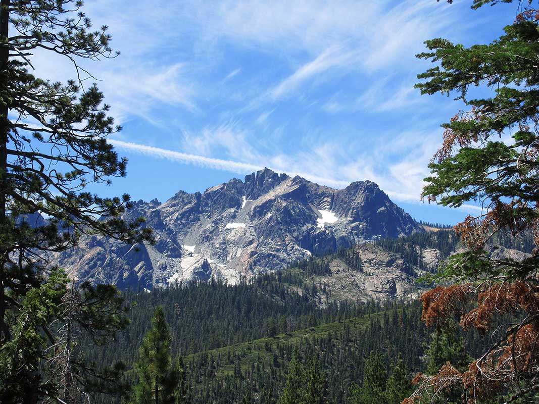 View of Sierra Buttes