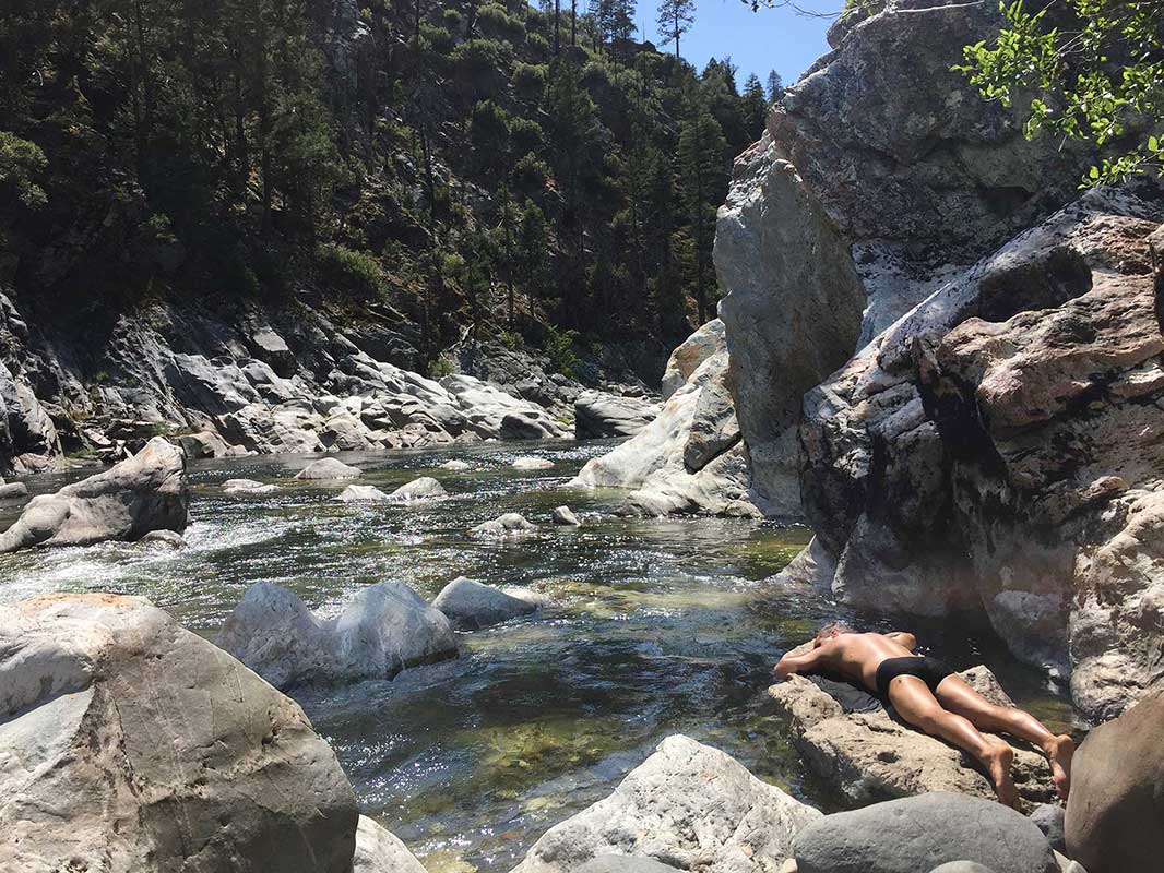 Relaxing on the Middle Fork of the Feather River