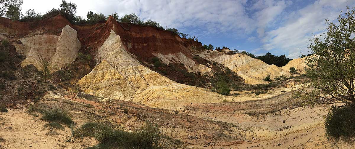 Ochre earth near Rustrel