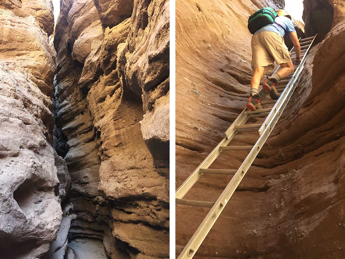 Ladder Canyon - Painted Canyon Loop Hike