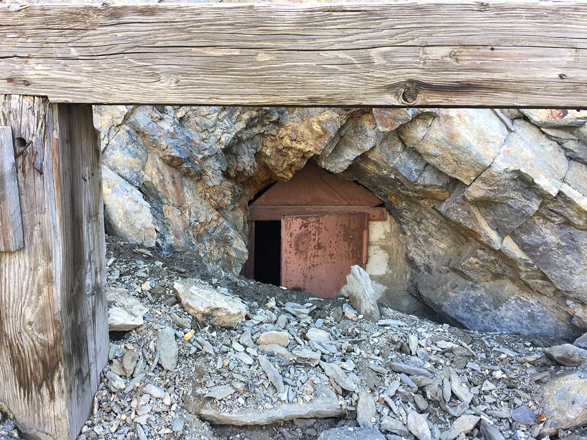 Wyoming Mine, lower mine tunnel entrance