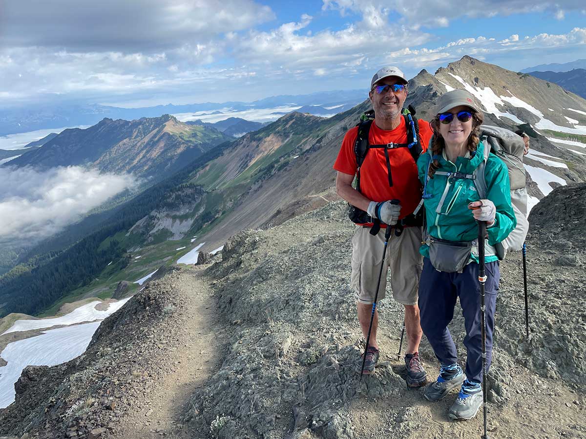 Happy to reach the end of the original PCT section through Goat Rocks