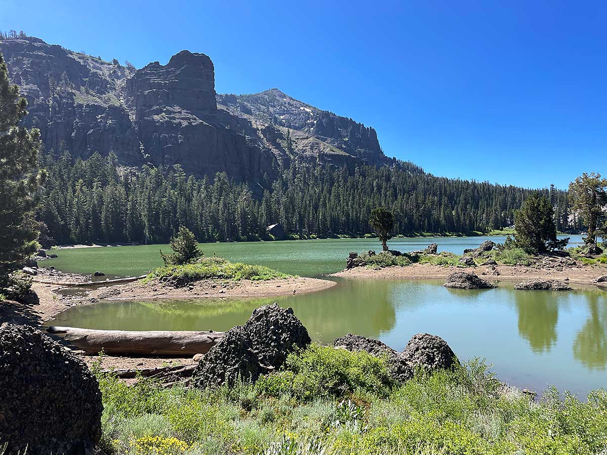 Backcountry campsite in Echo Canyon