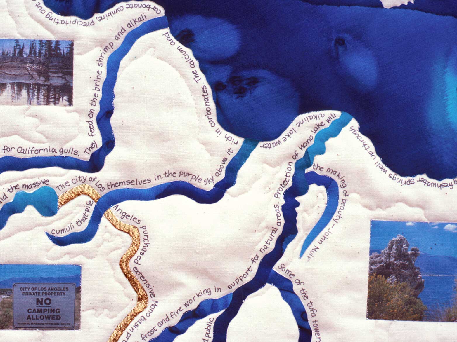 Detail image of Geography of Hope: Mono Lake ©2001 Linda Gass