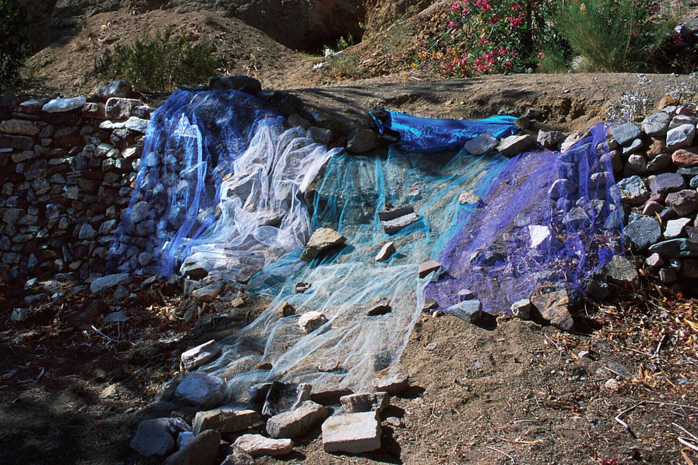 Dam Break At Warm Springs, Death Valley ©2000 Linda Gass