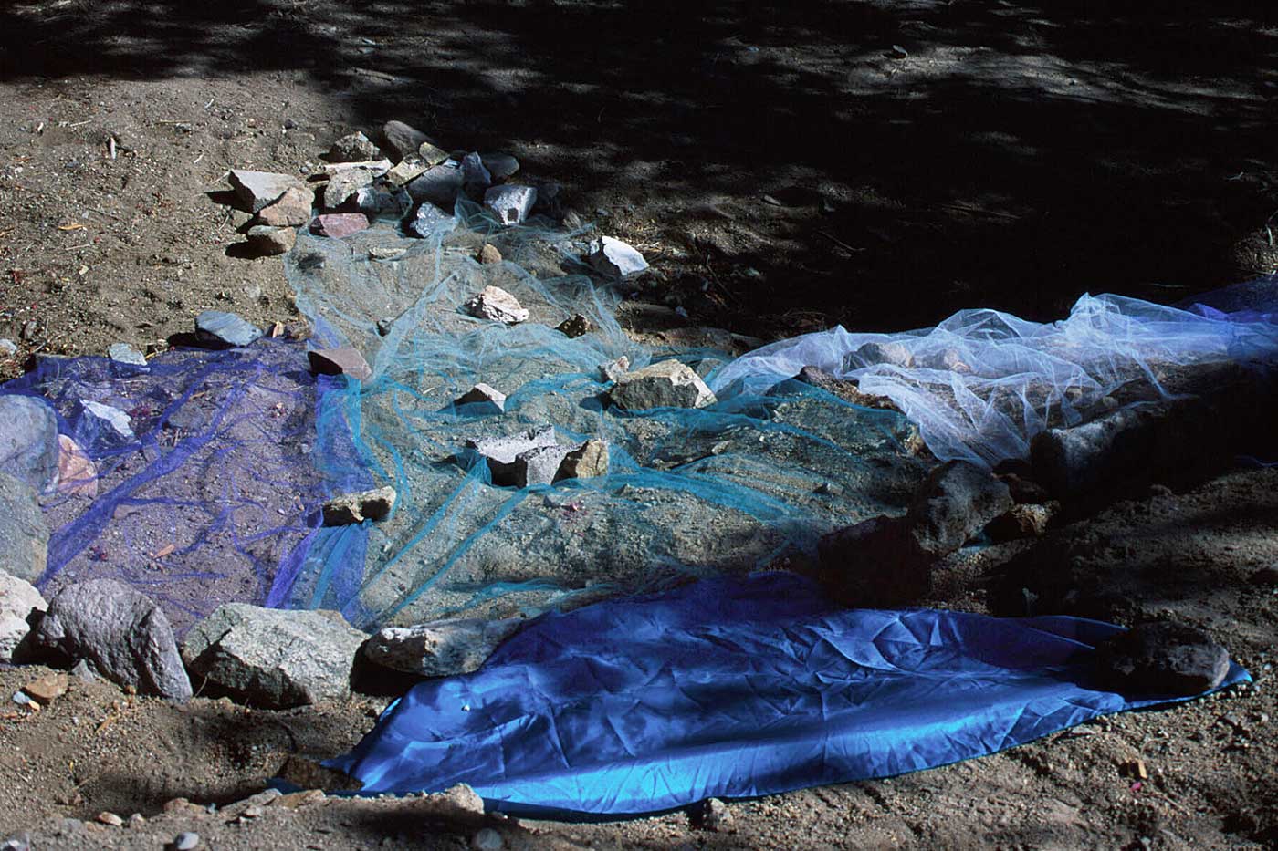 Dam Break At Warm Springs, Death Valley ©2000 Linda Gass