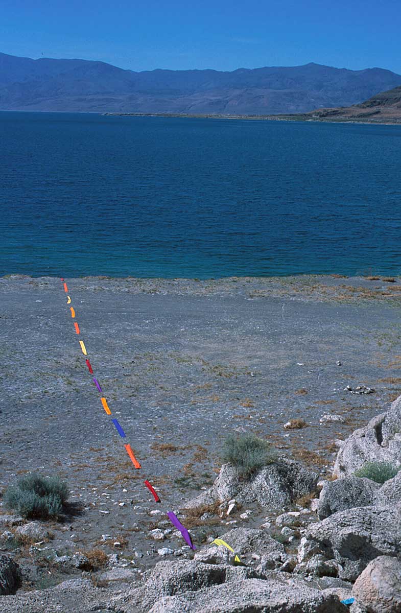 Running Stitch at Pyramid Lake ©2001 Linda Gass