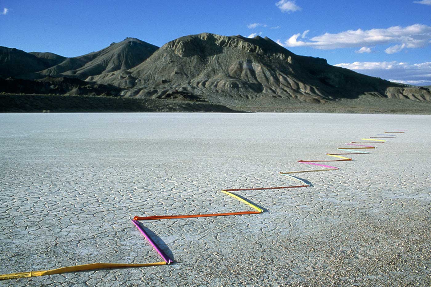 Zig Zag Stitch in the Black Rock Desert ©2001 Linda Gass