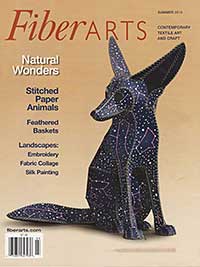 Cover of Fiber Arts Magazine