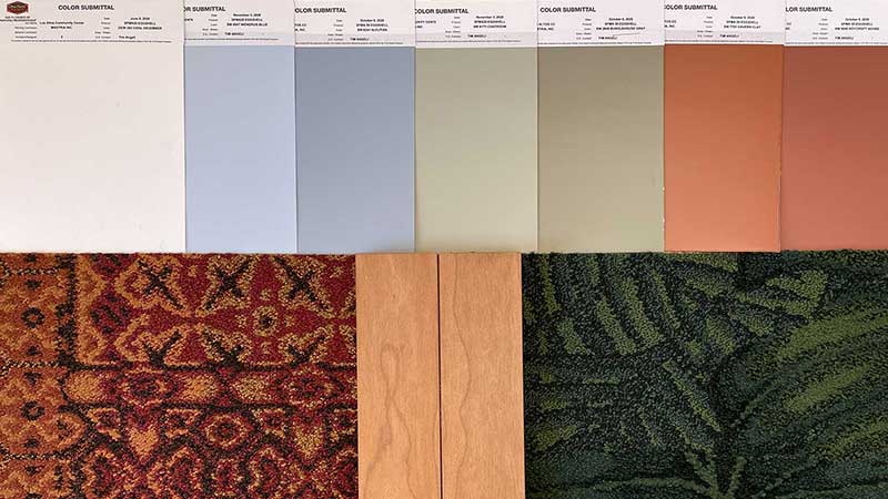 Color palette for new Community Center