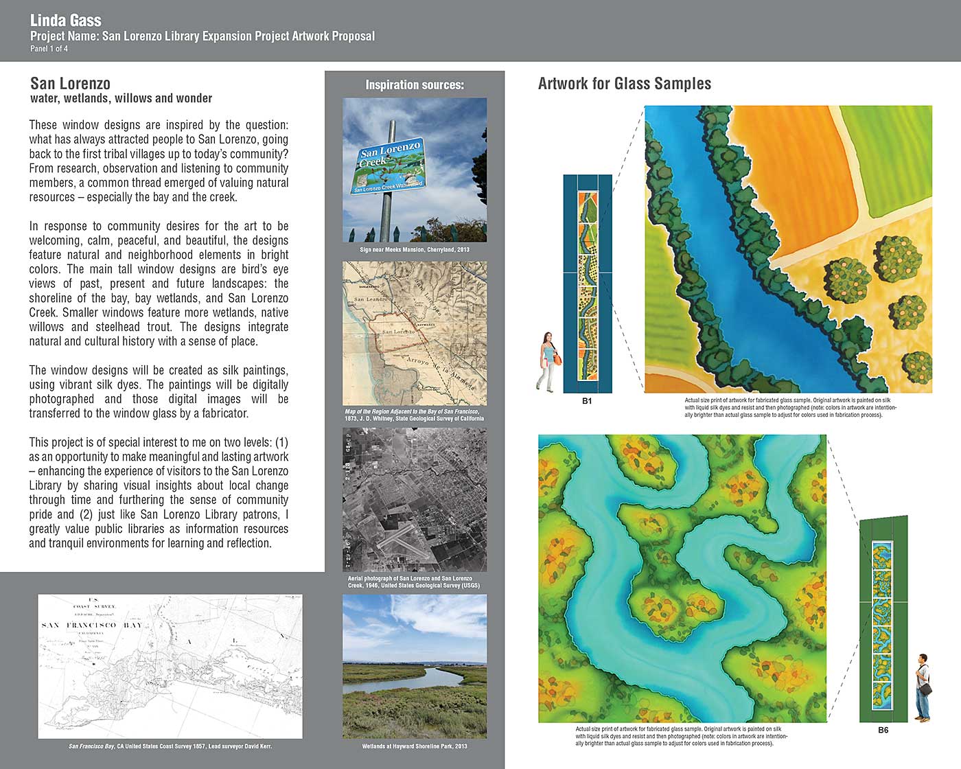 Page one of Design Proposal for San Lorenzo Public Library