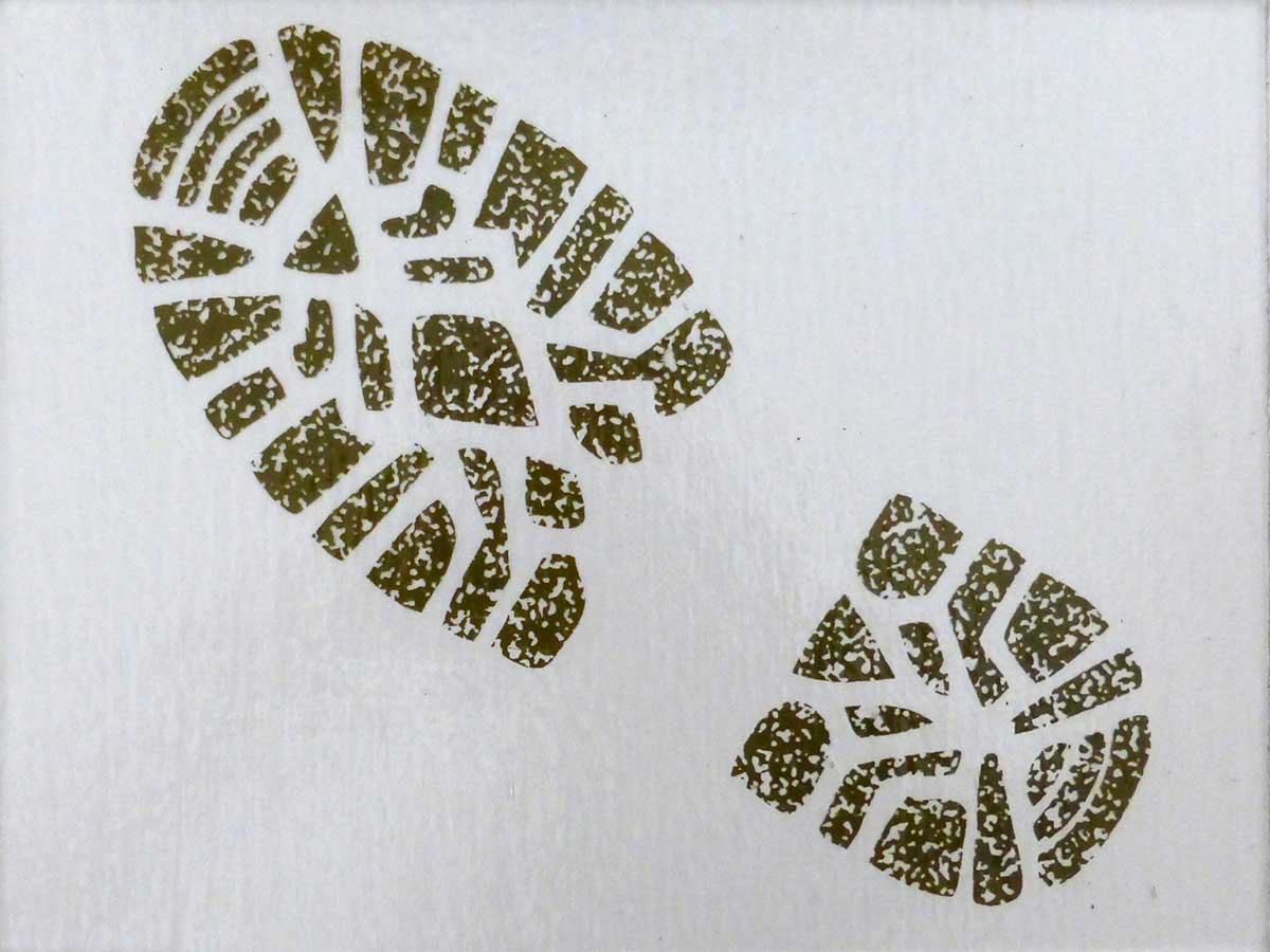 Image of boot print